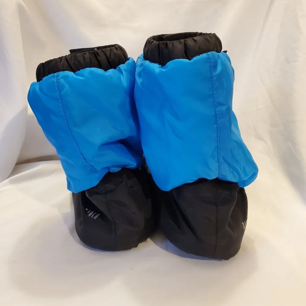 Bloch‎ Linna & Max Women's Small Blue Dance Warm Up Ballet Booties Slip On